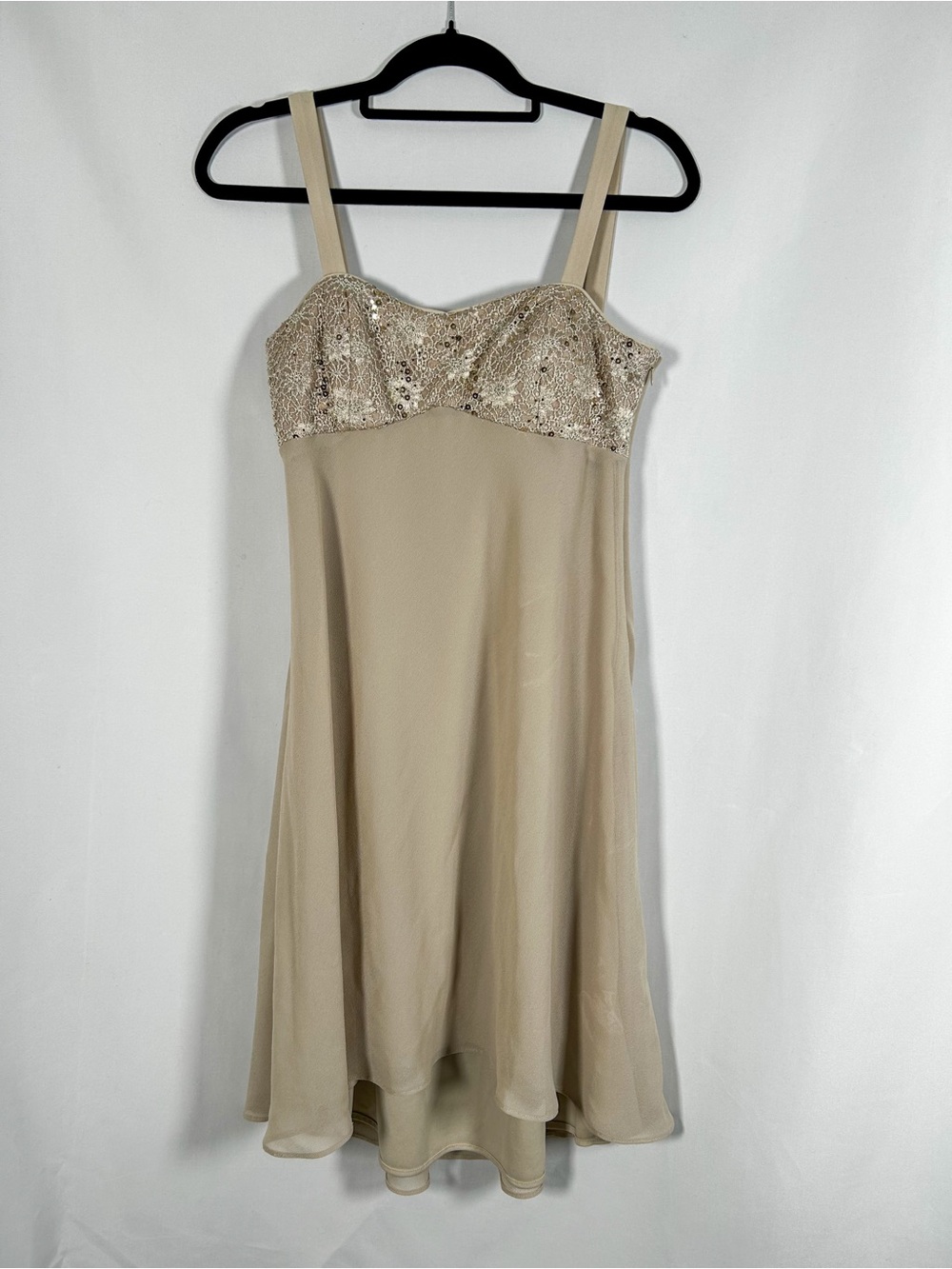 Vintage R&M Richards Sequin Lace Mini Dress